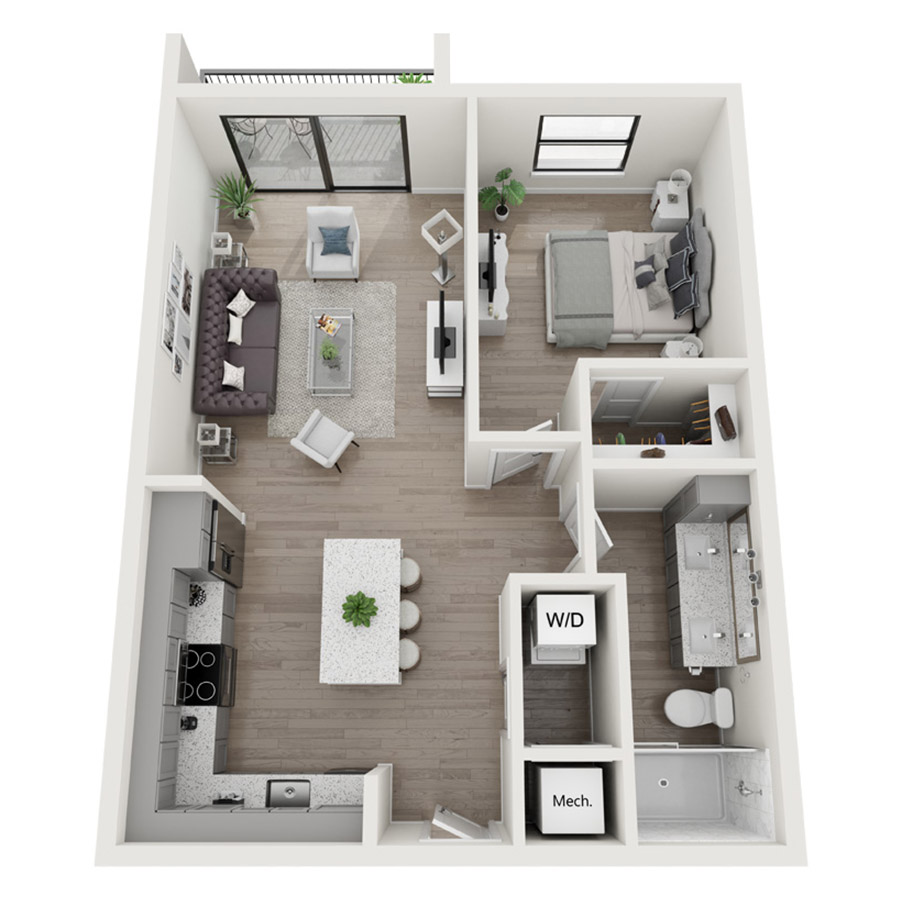 A1 floor plan