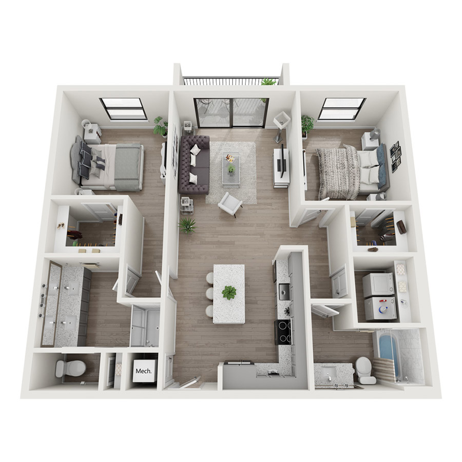 B2 floor plan