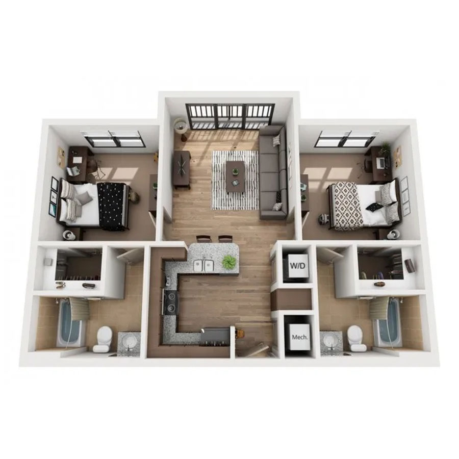 B2 floor plan