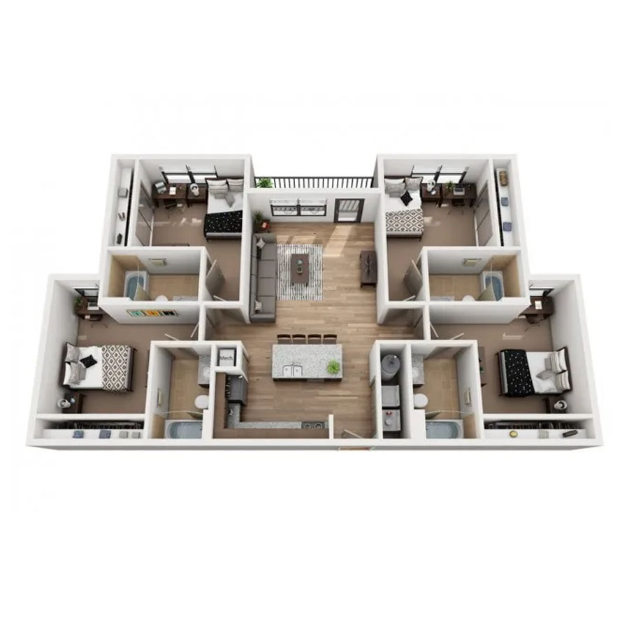 D4-A floor plan