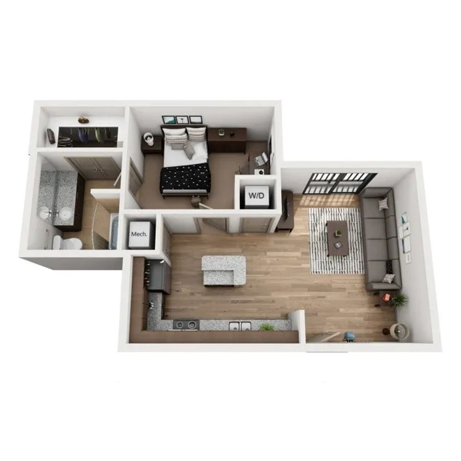A1-B floor plan
