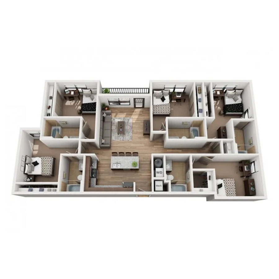 E5 floor plan