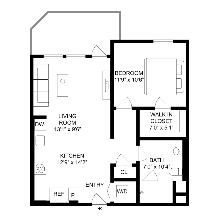 1-A1 floor plan