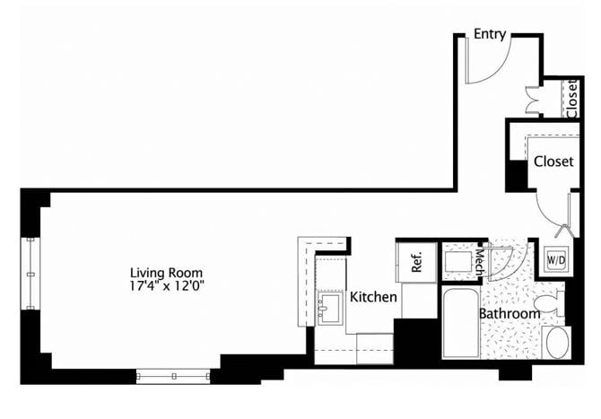 Studio floor plan