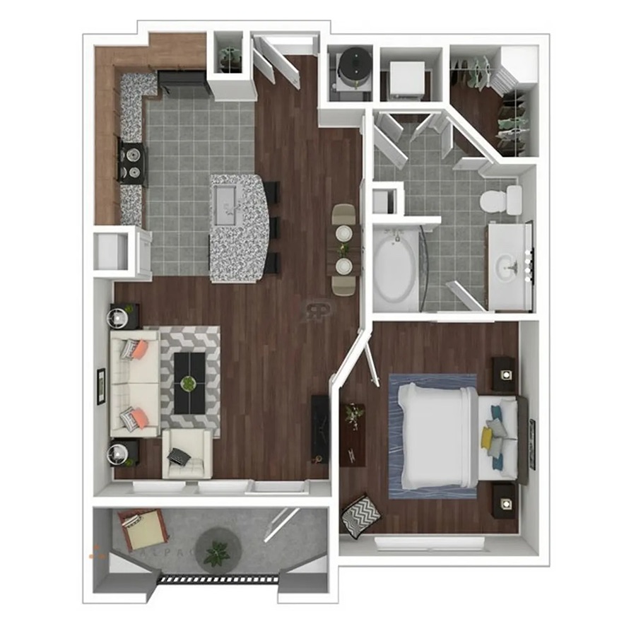 A2 floor plan