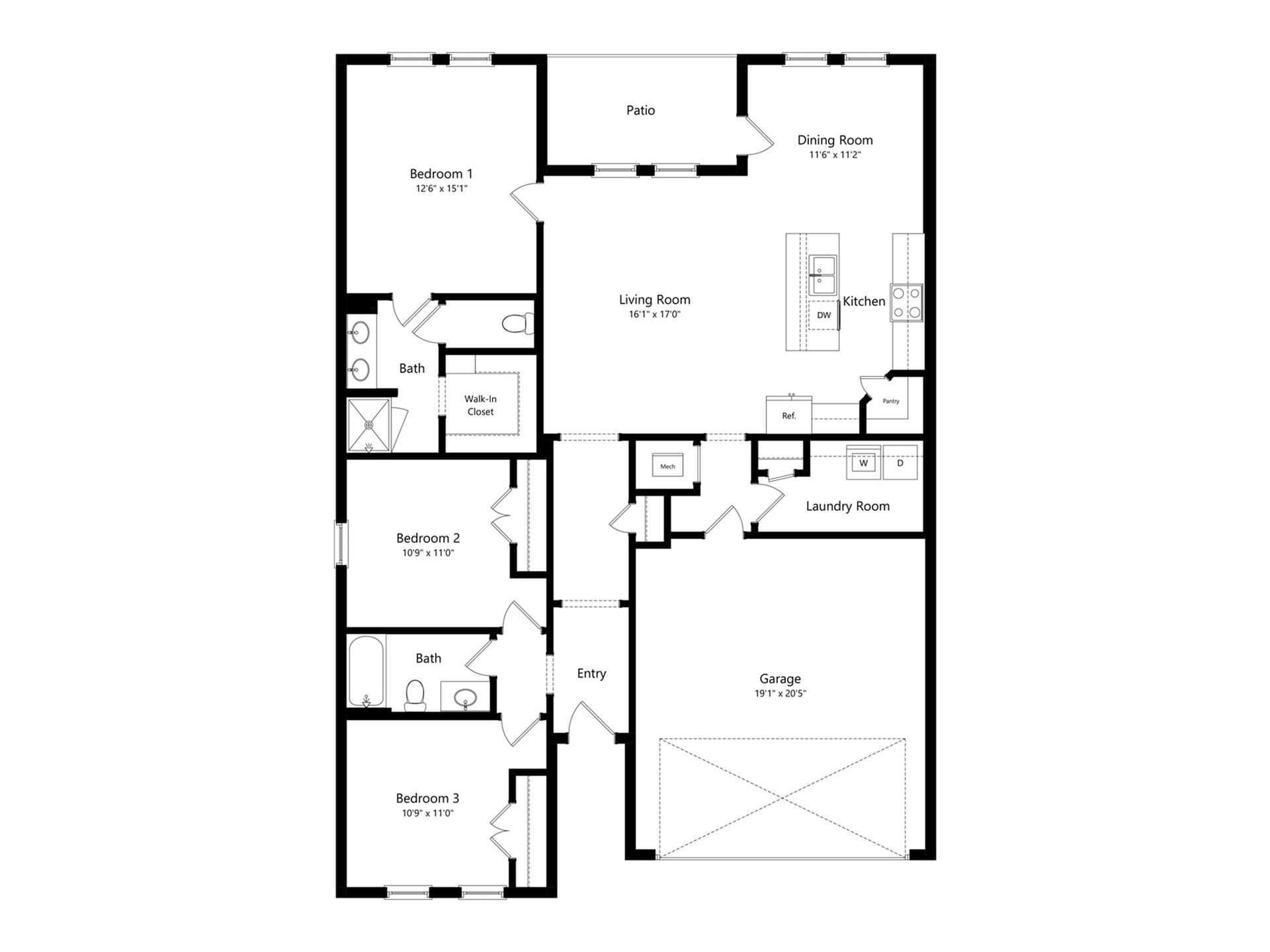 Bluebonnet floor plan