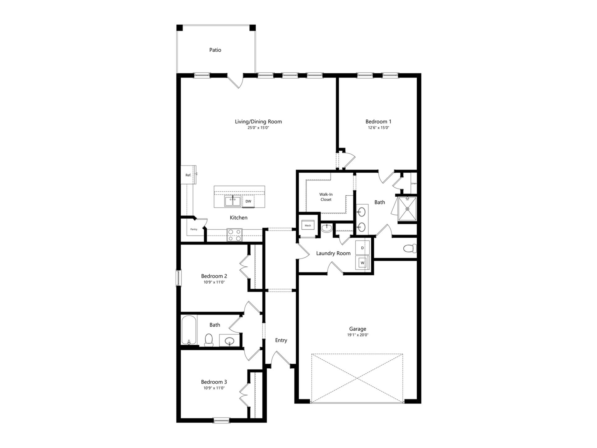 Firewheel floor plan