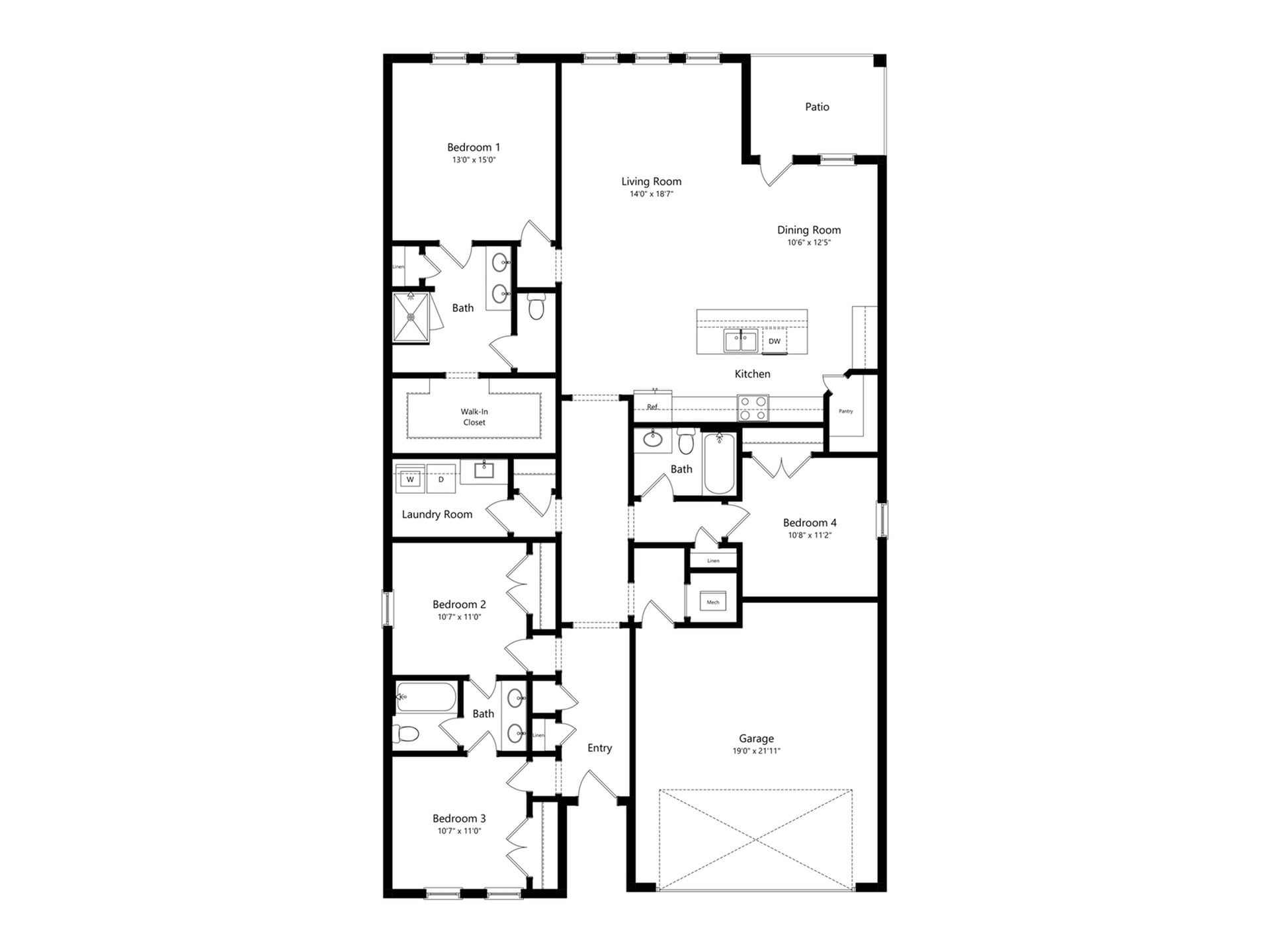 Lantana floor plan