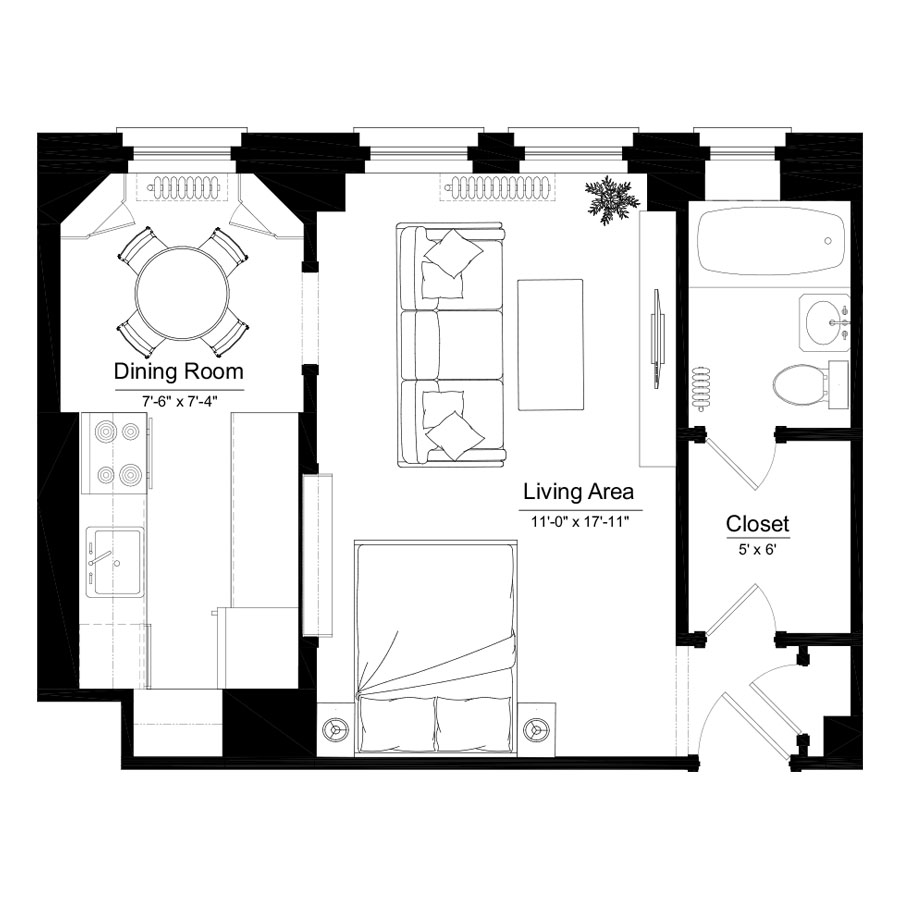 Unit 1006 floor plan