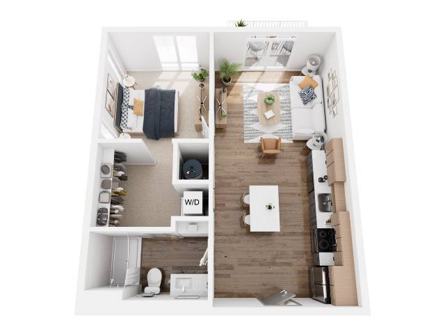 1B-1 floor plan