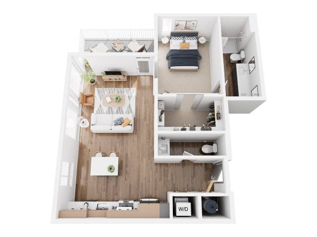 1B-4 floor plan