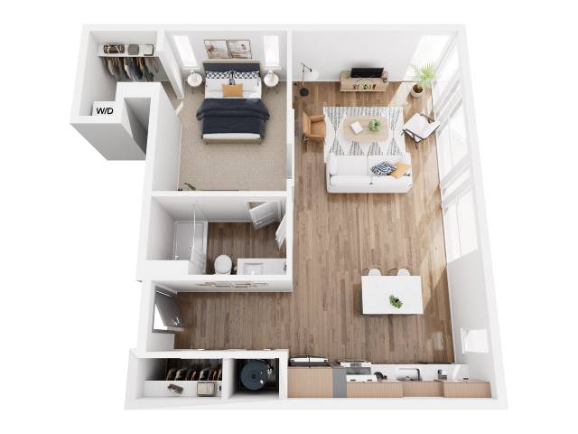 1B-5 floor plan