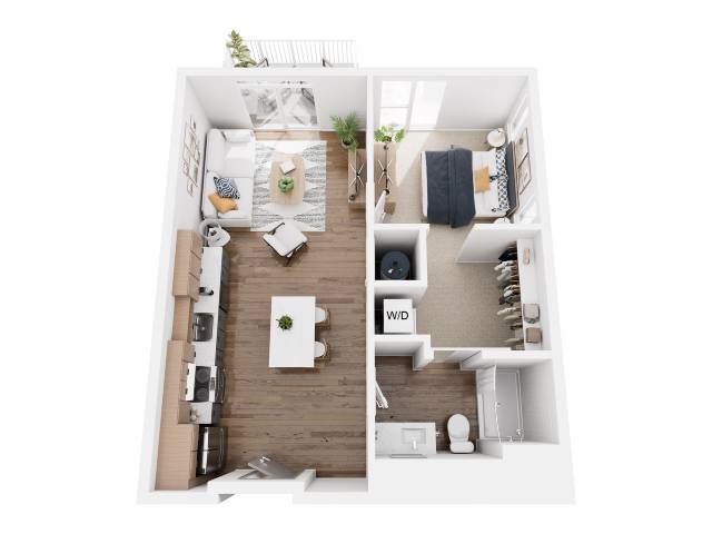 1B-8 floor plan