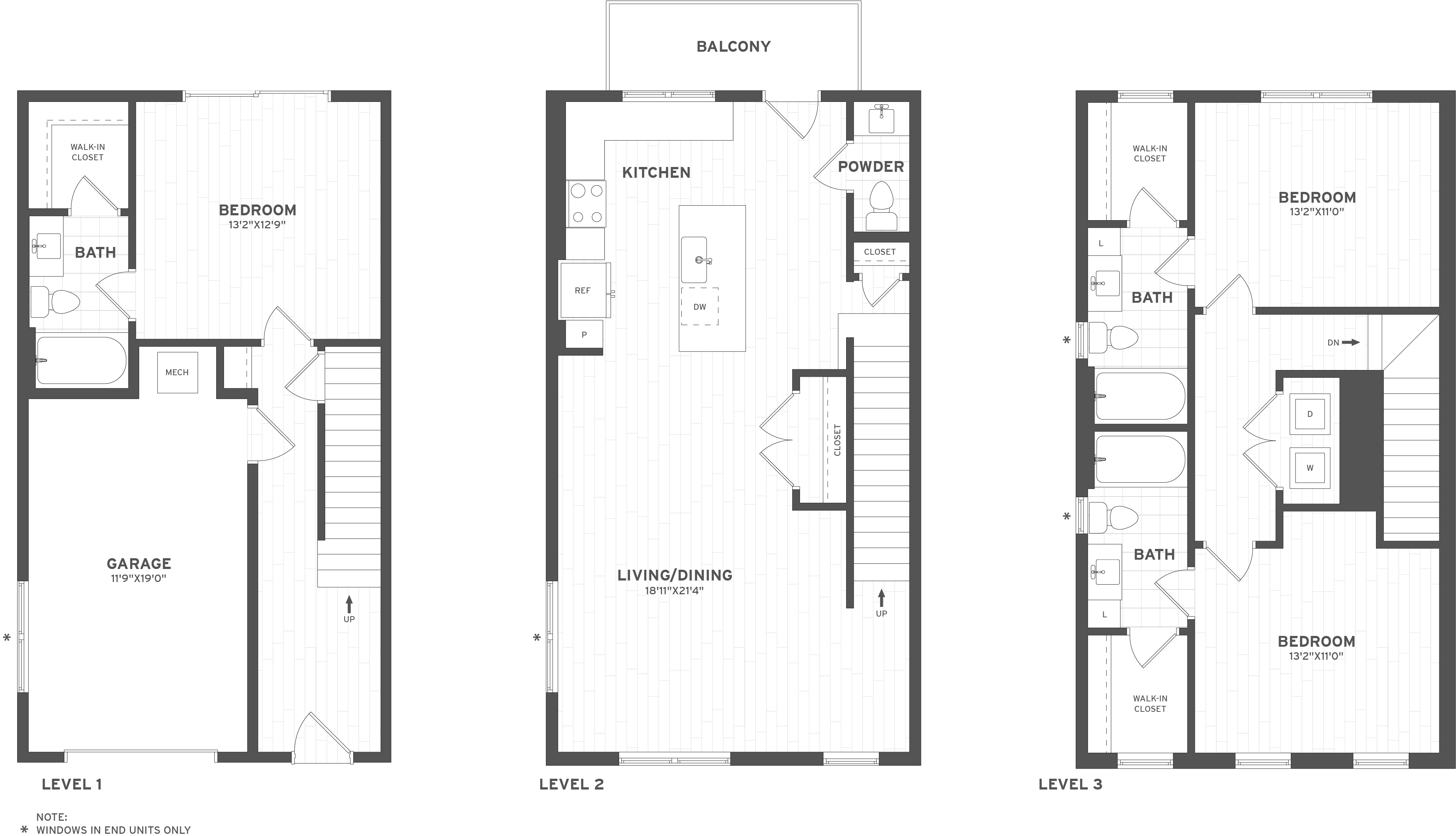 3 Bed/3.5 Bath-TH3 floor plan