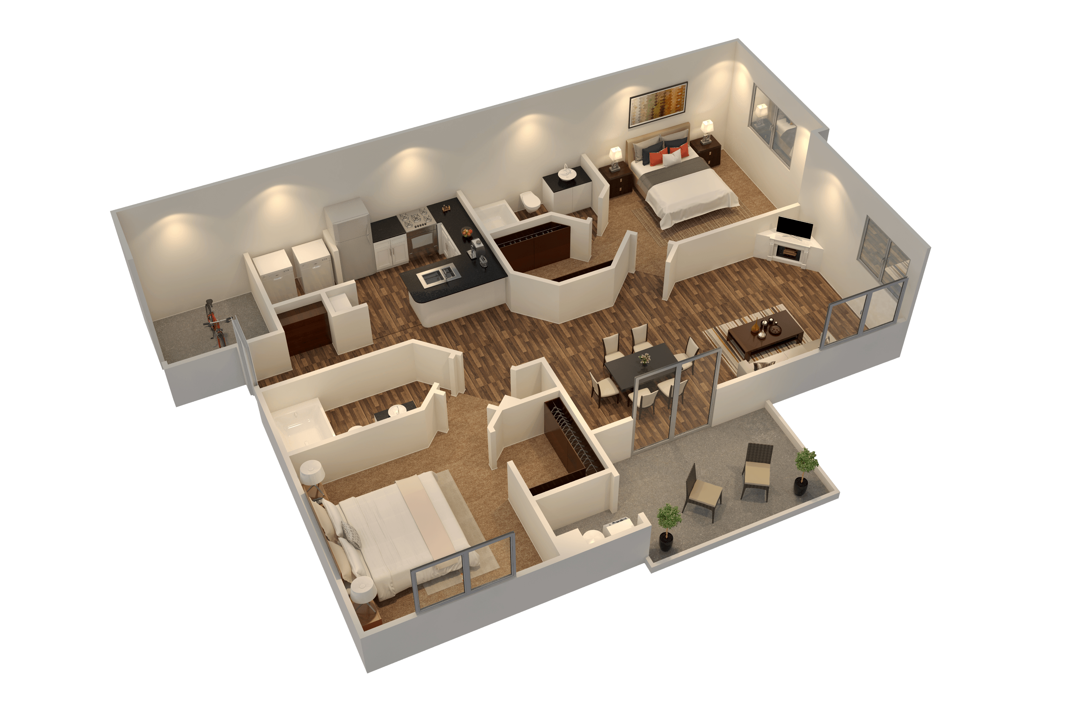 Sunlight floor plan