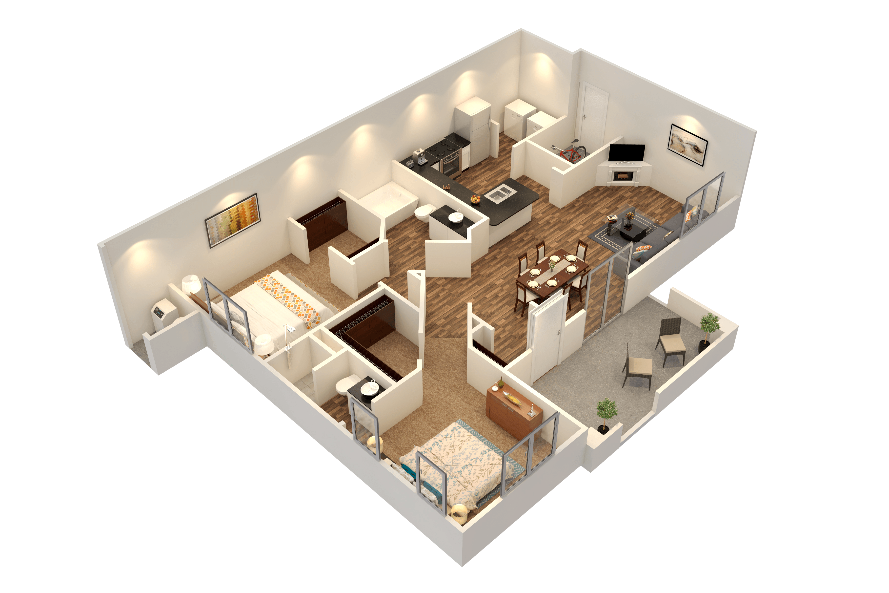 Evans floor plan