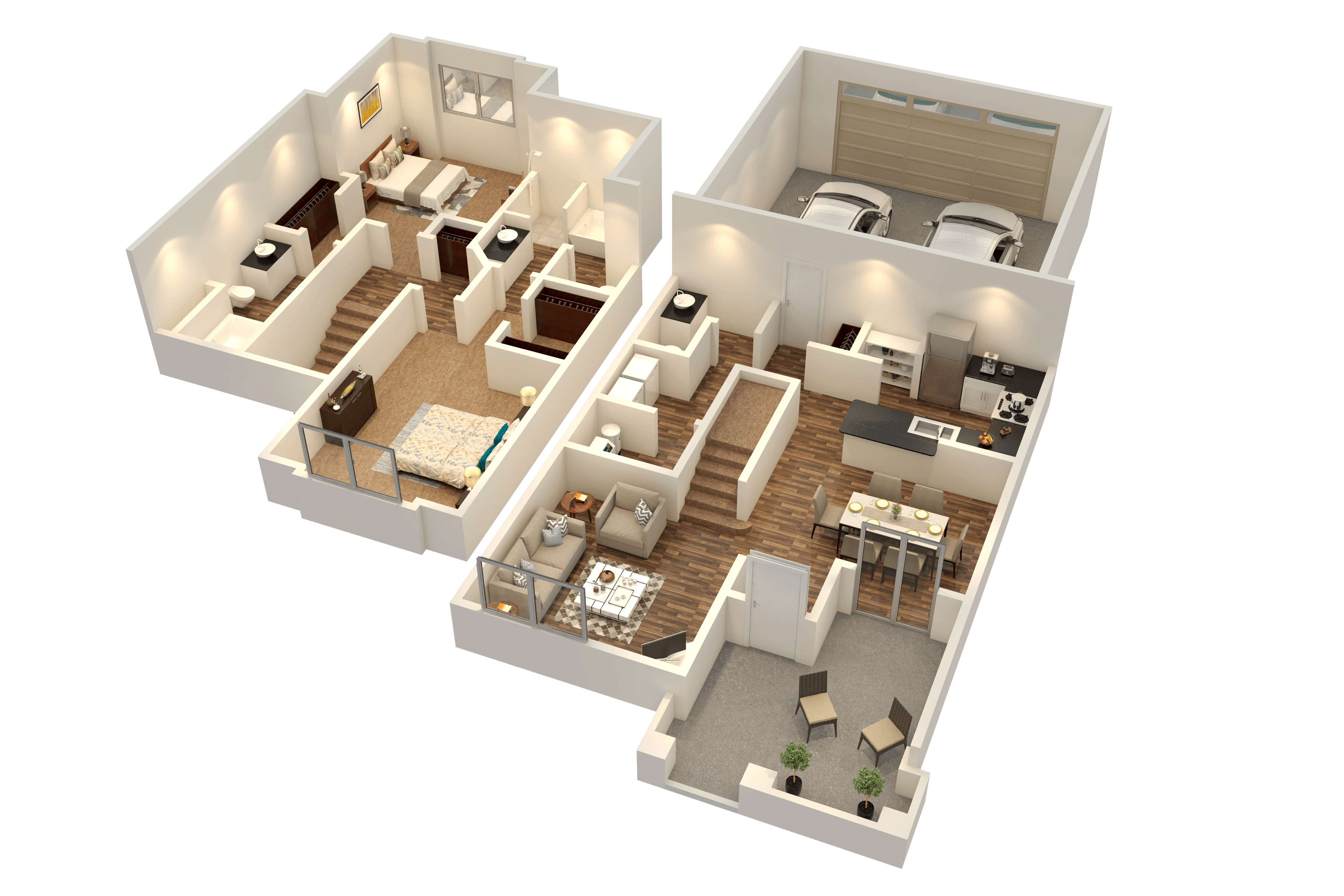 Culebra Townhome floor plan