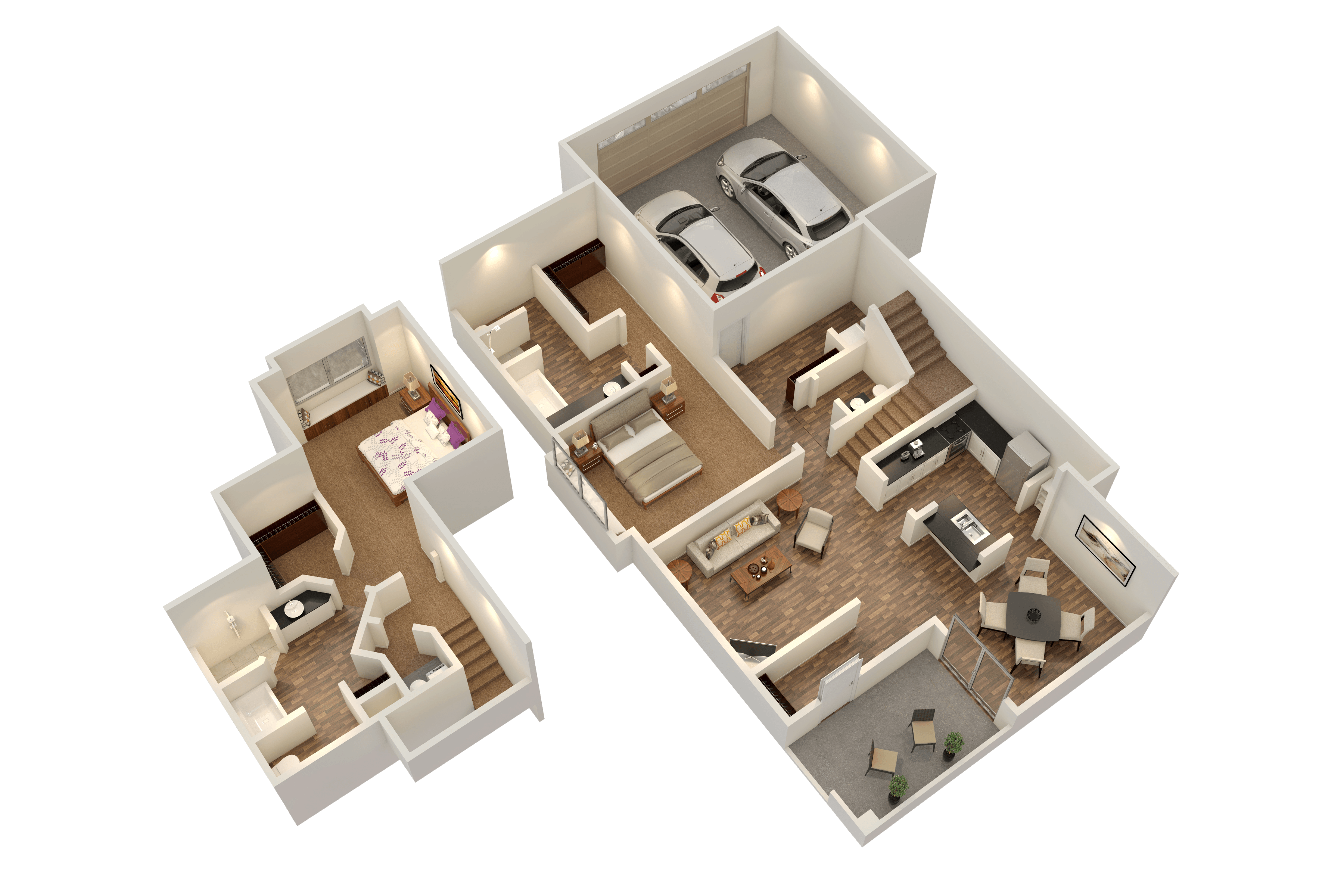 San Luis Townhome floor plan
