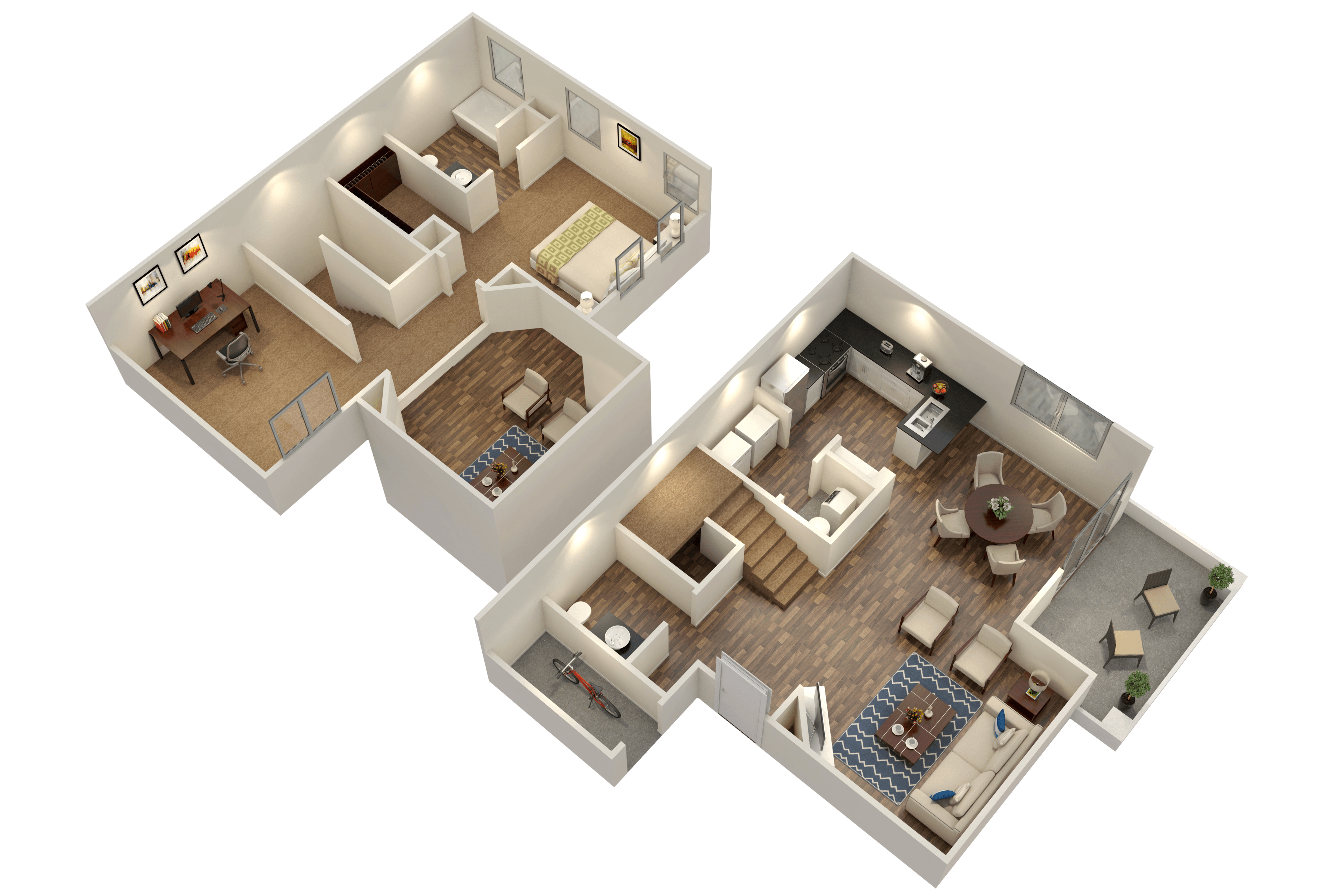 Harvard Townhome floor plan