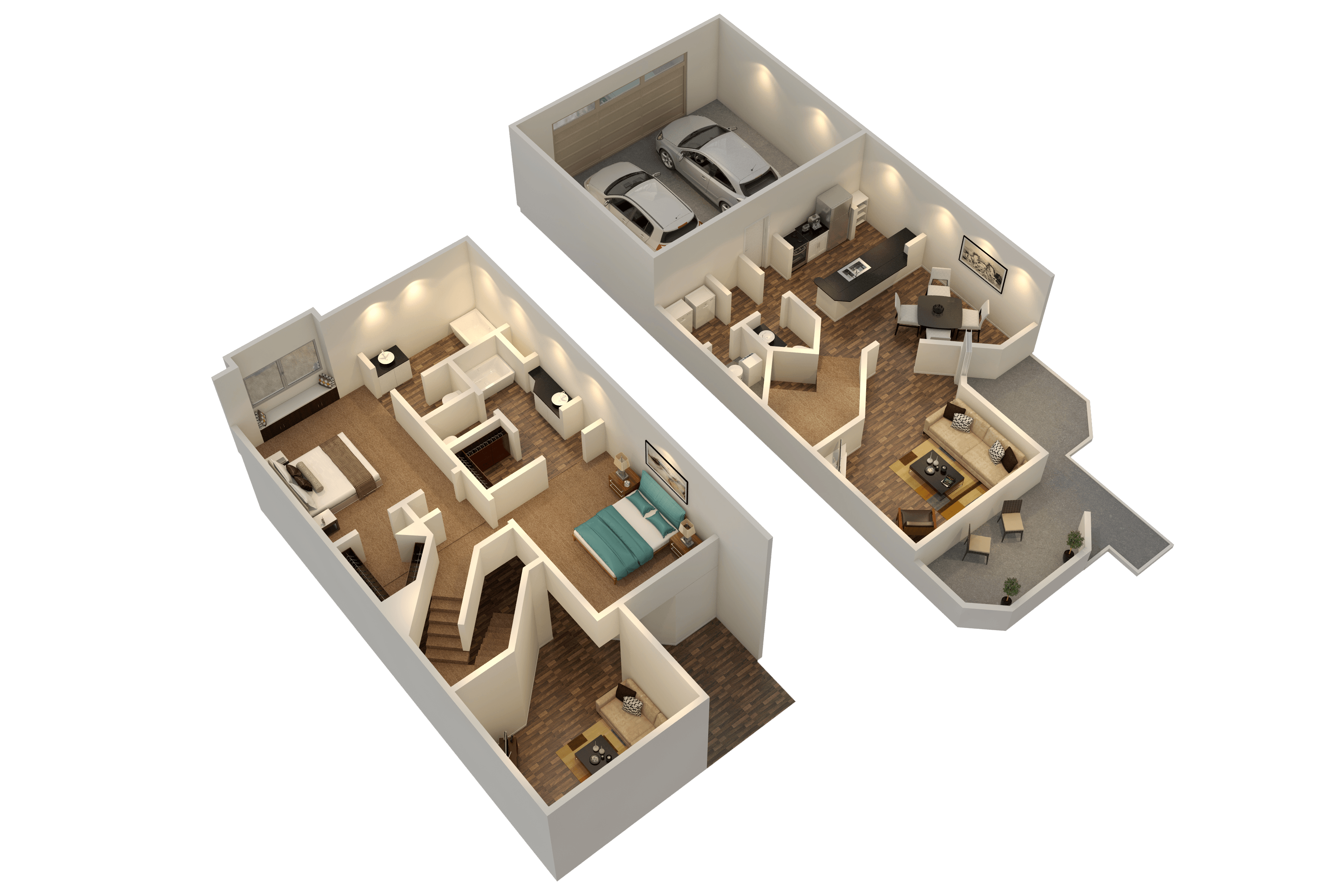 Oxford Townhome floor plan