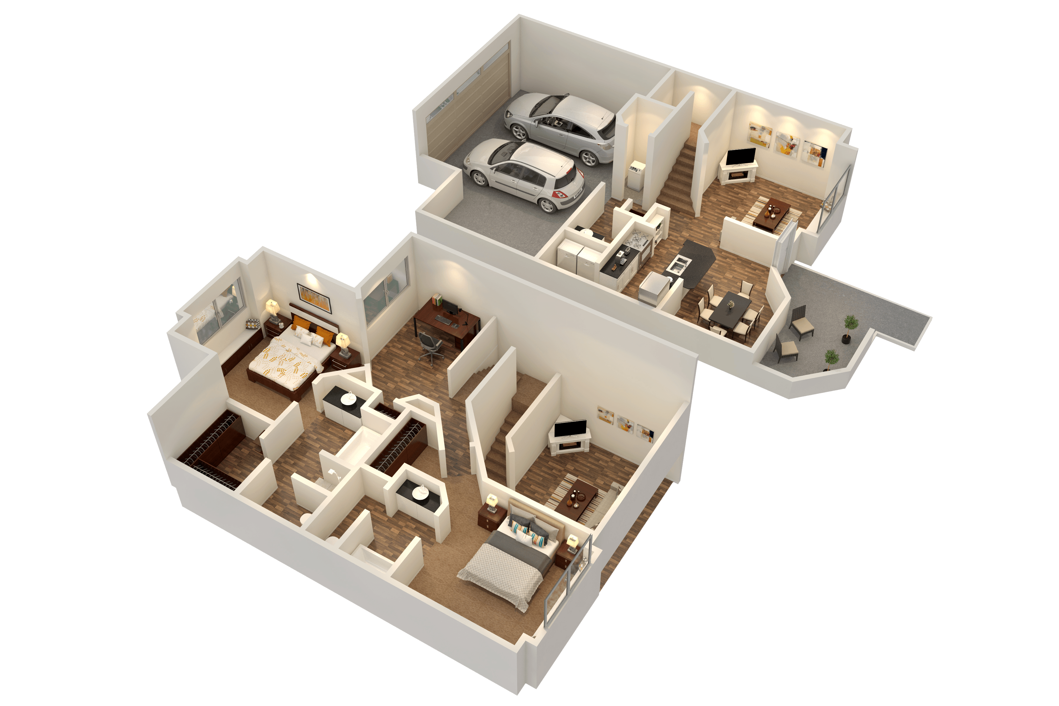 Castle Townhome floor plan