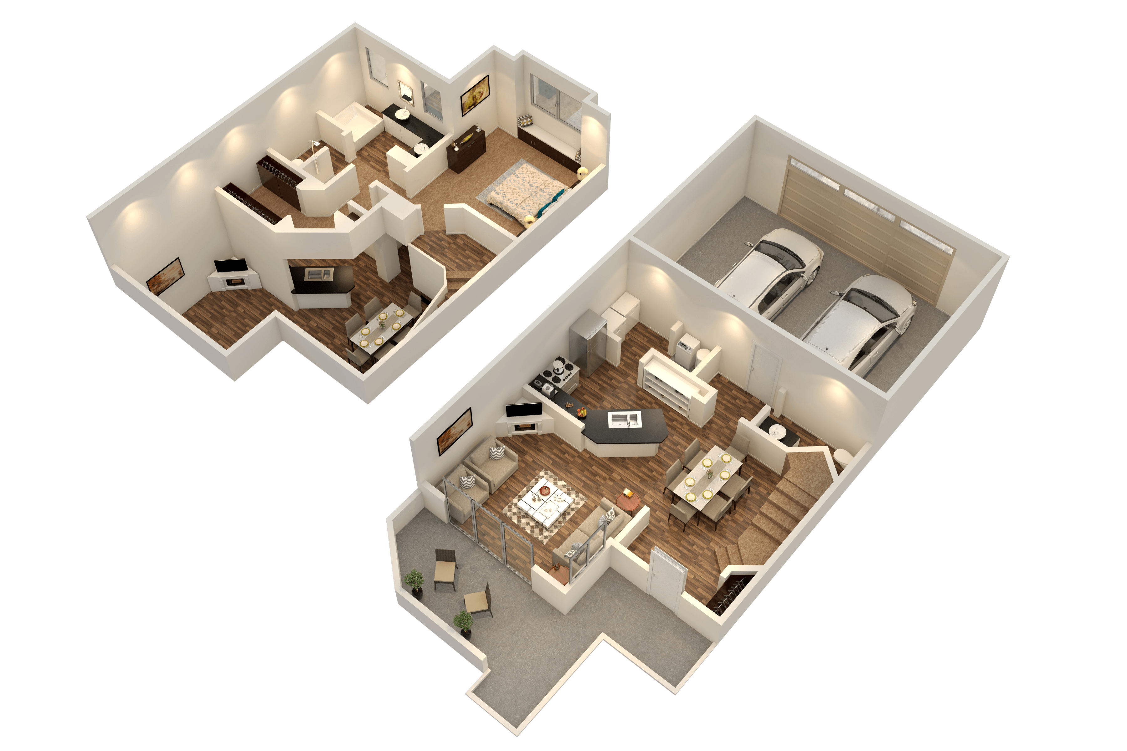 La Plata Townhome floor plan