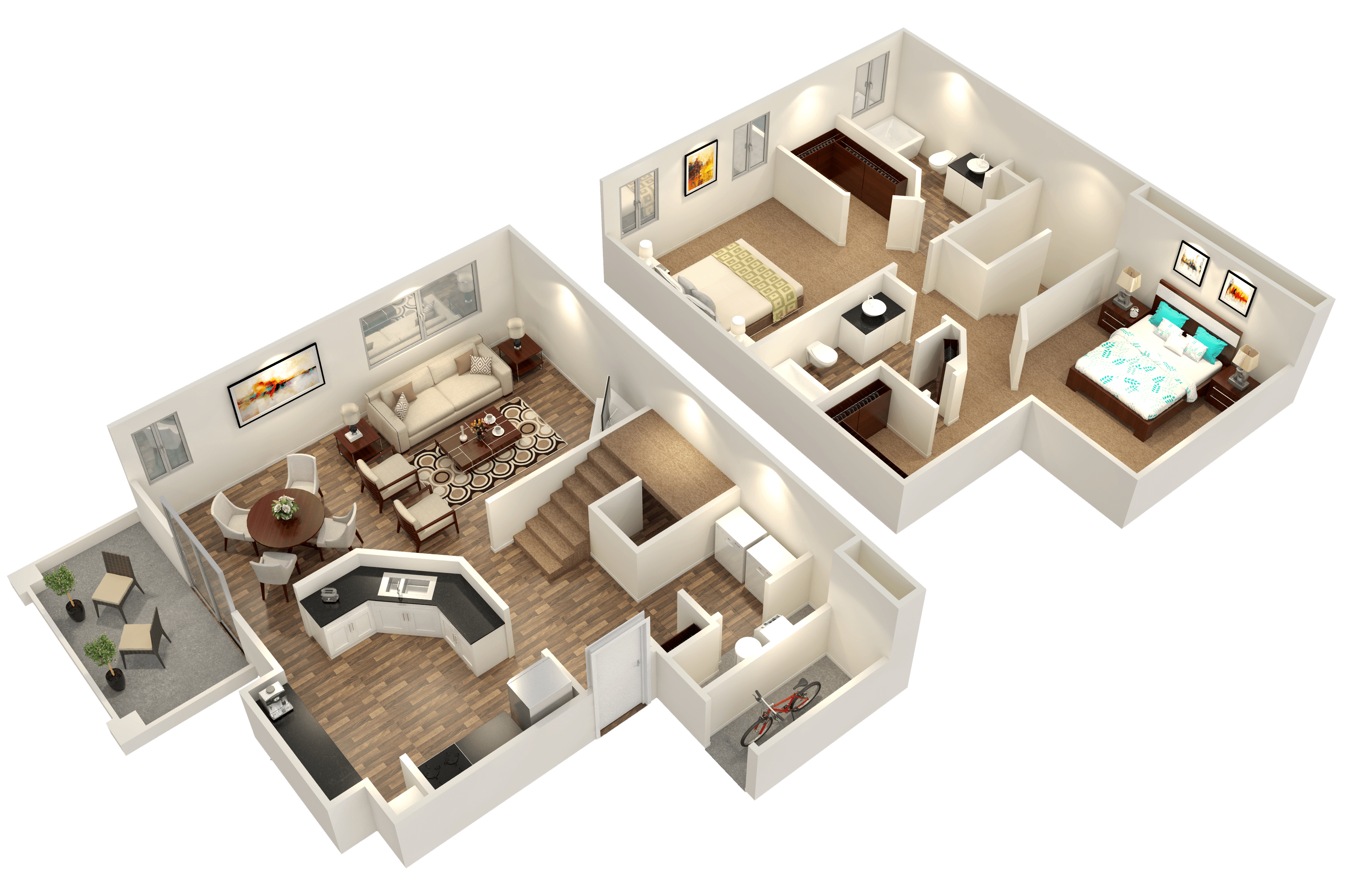 Columbia Townhome floor plan