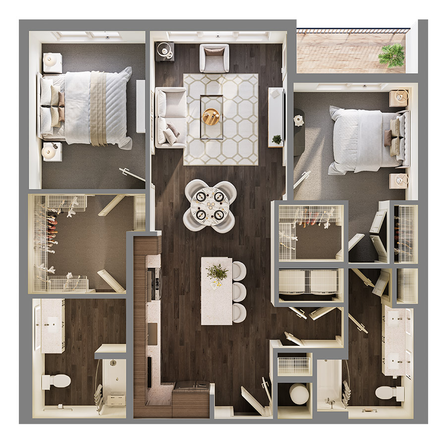B3A floor plan