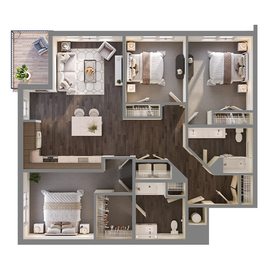 C1A floor plan
