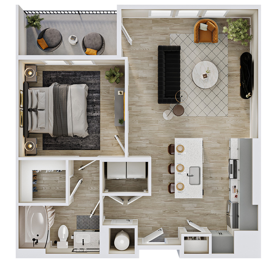 A1 floor plan