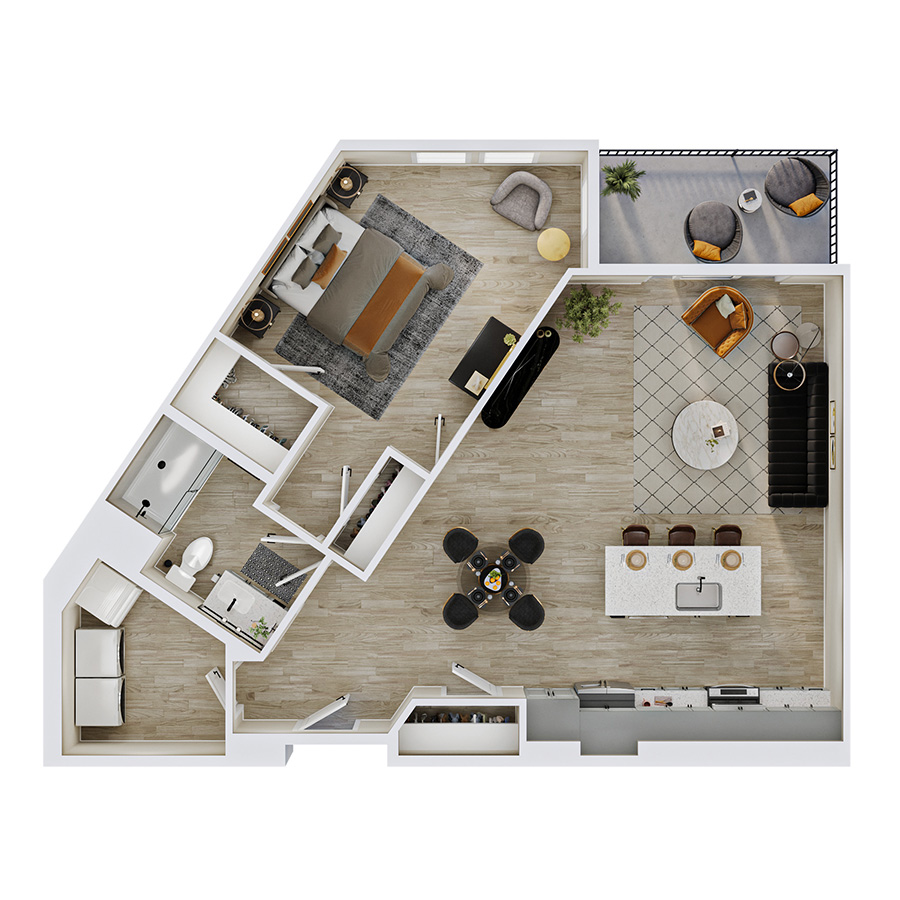 A2 floor plan