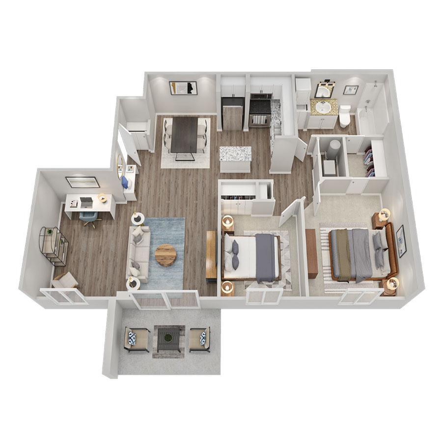 Pine floor plan