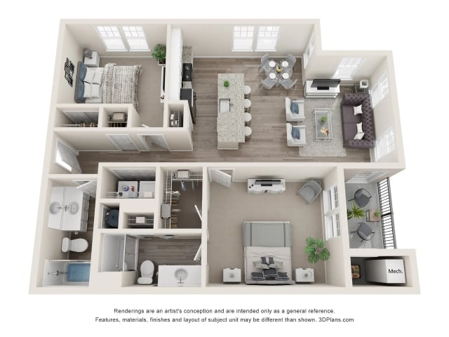 Merion Renovated floor plan