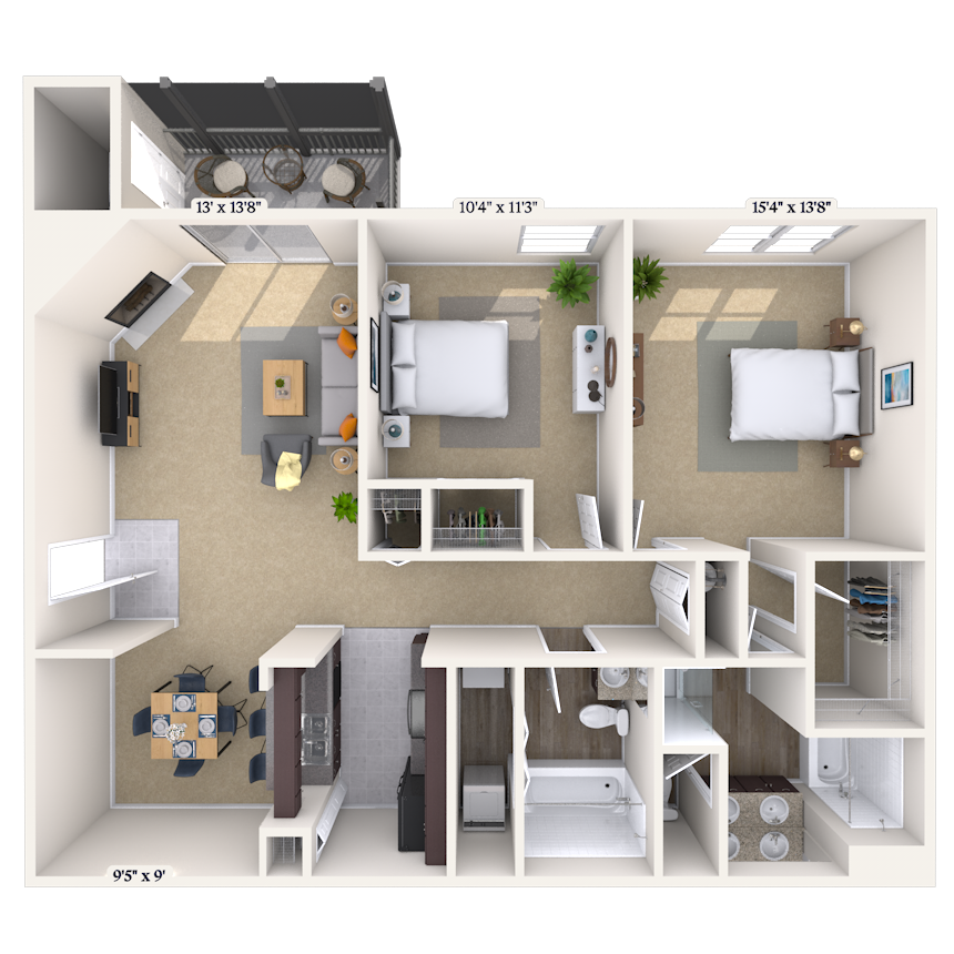 The Woodward floor plan