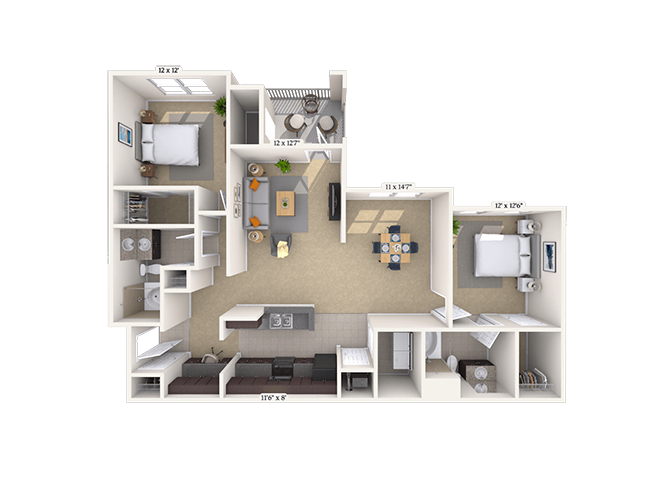 The Scottsdale floor plan