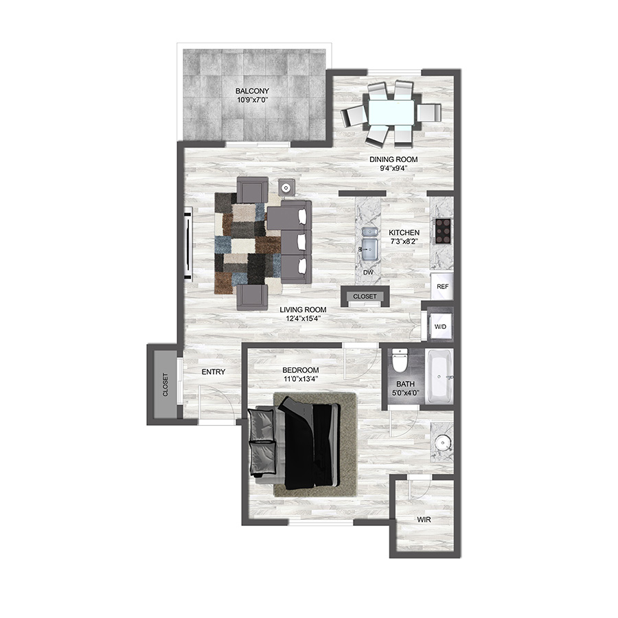 A1 floor plan