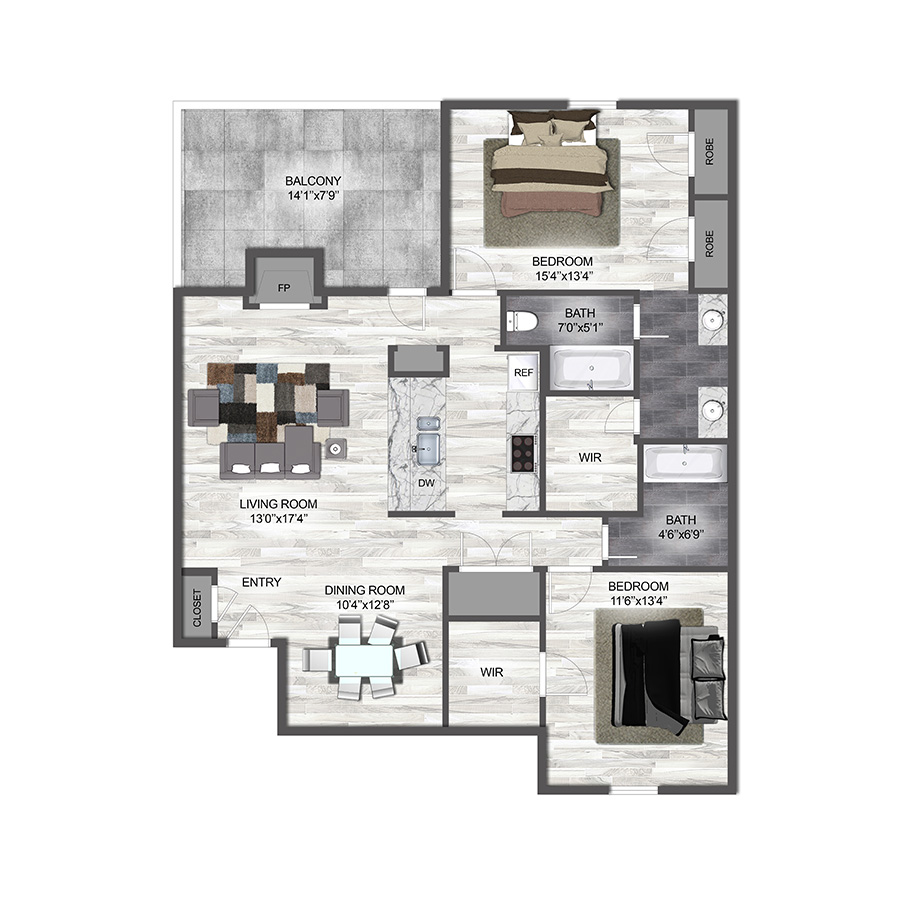 B2 floor plan