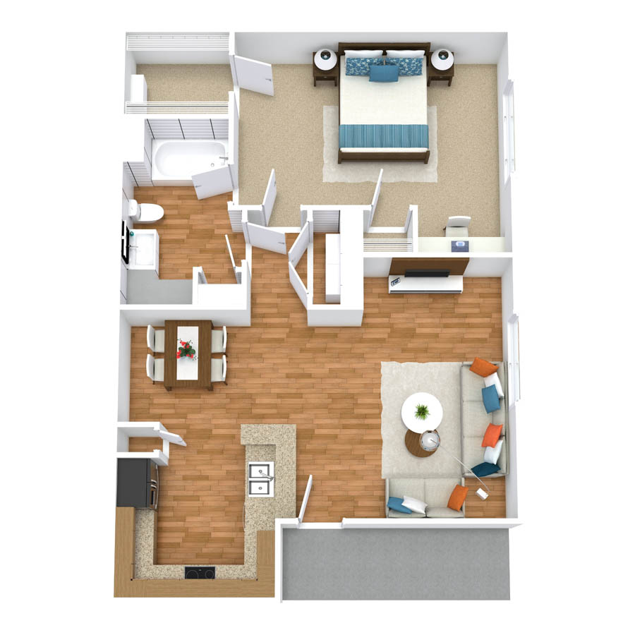A2 floor plan