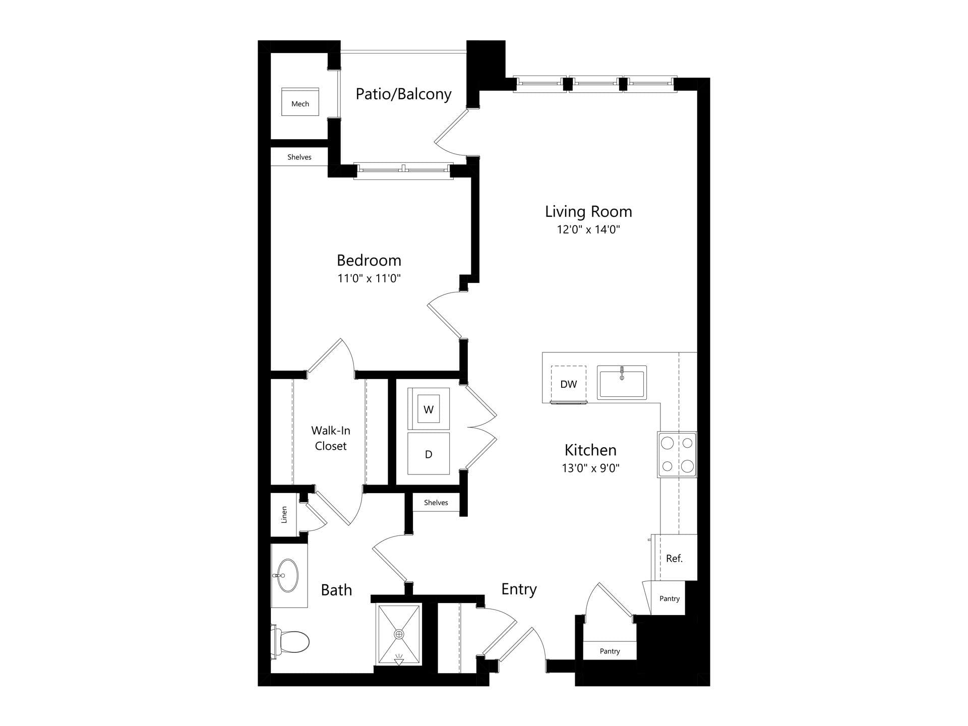 A2 Alt 2 floor plan