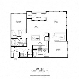 B3 Alt 3 floor plan
