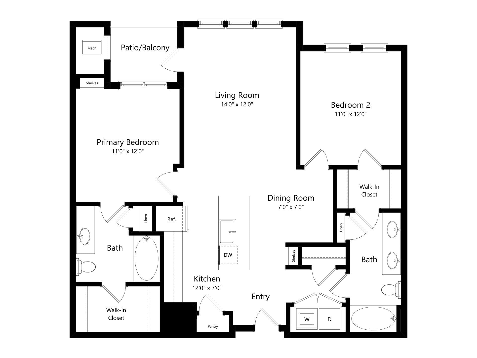 B1 floor plan