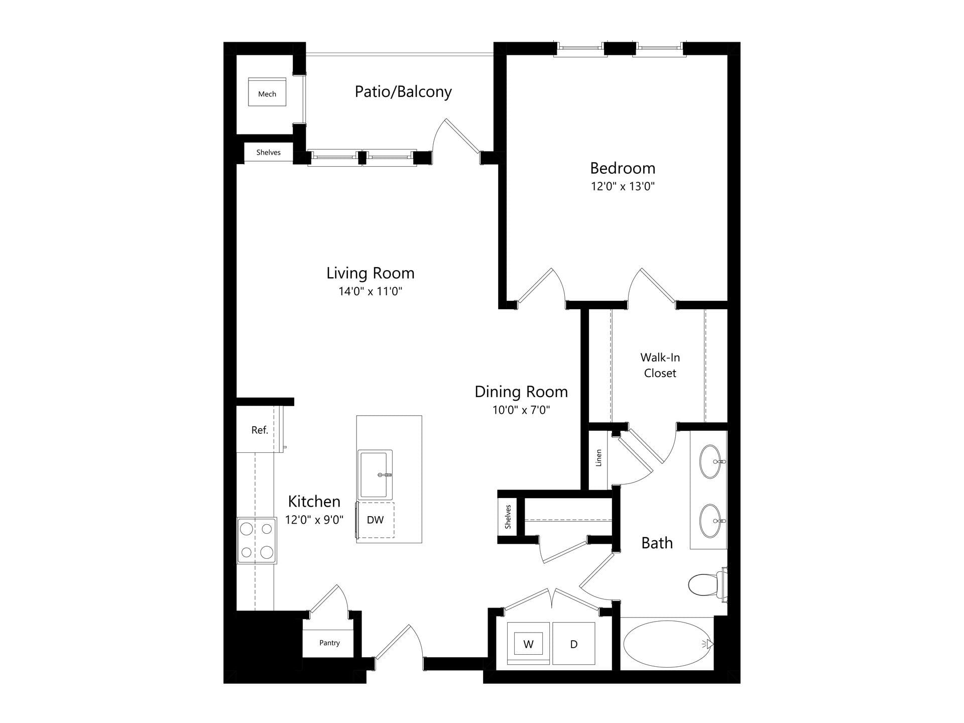 A3 floor plan