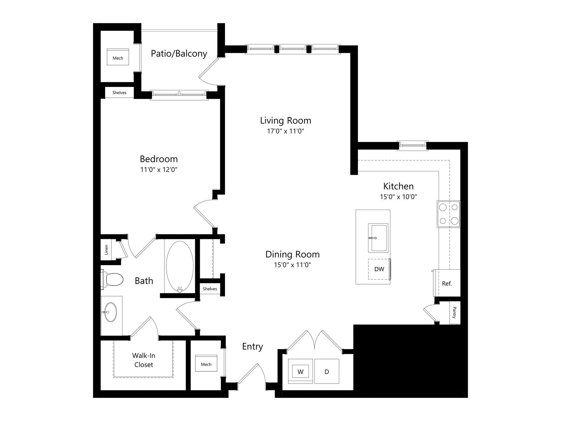A5 floor plan