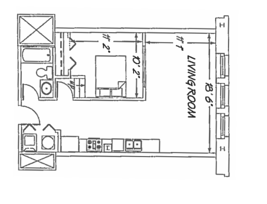 1 Bedroom FP D1 floor plan