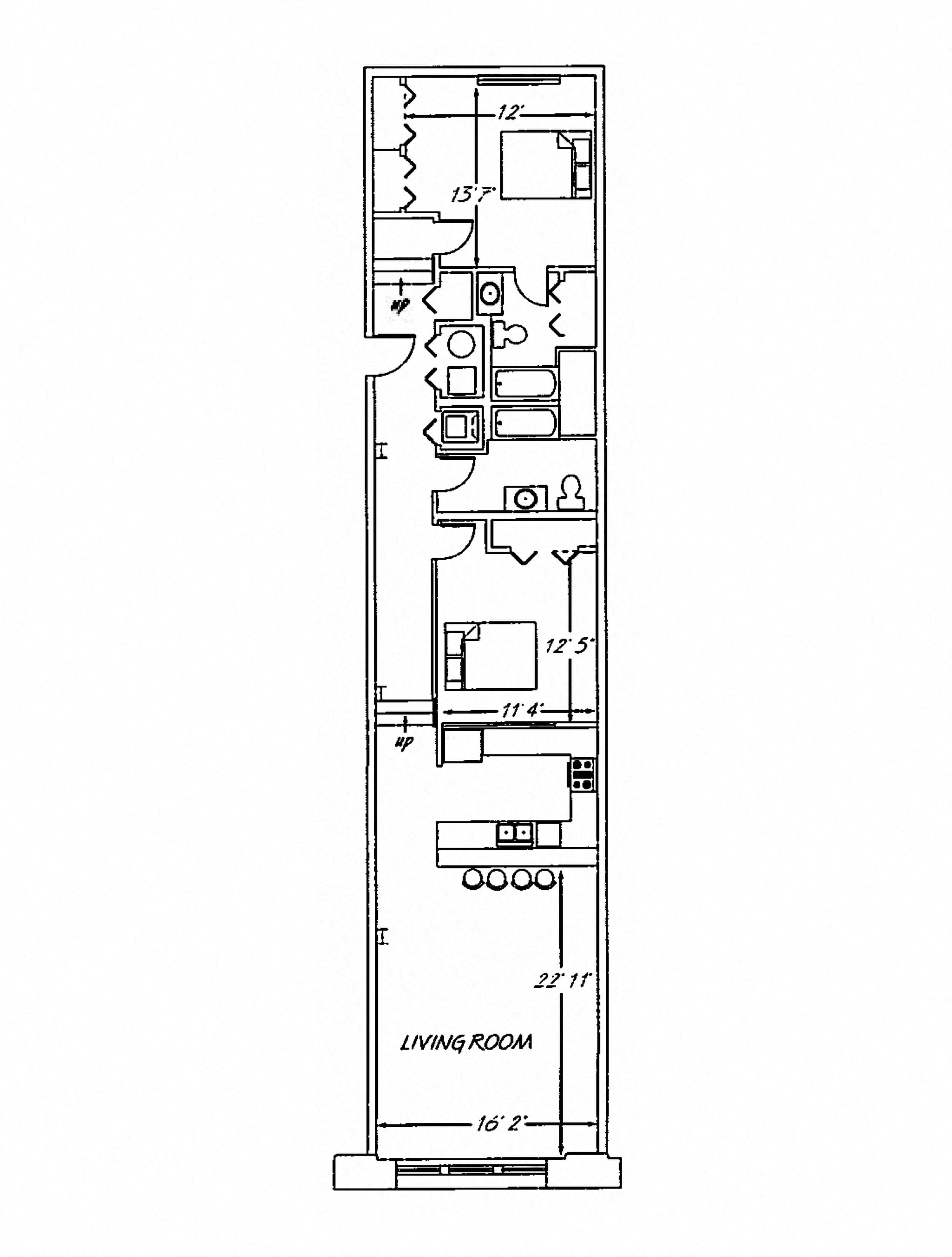 2 Bedroom C2.2 floor plan