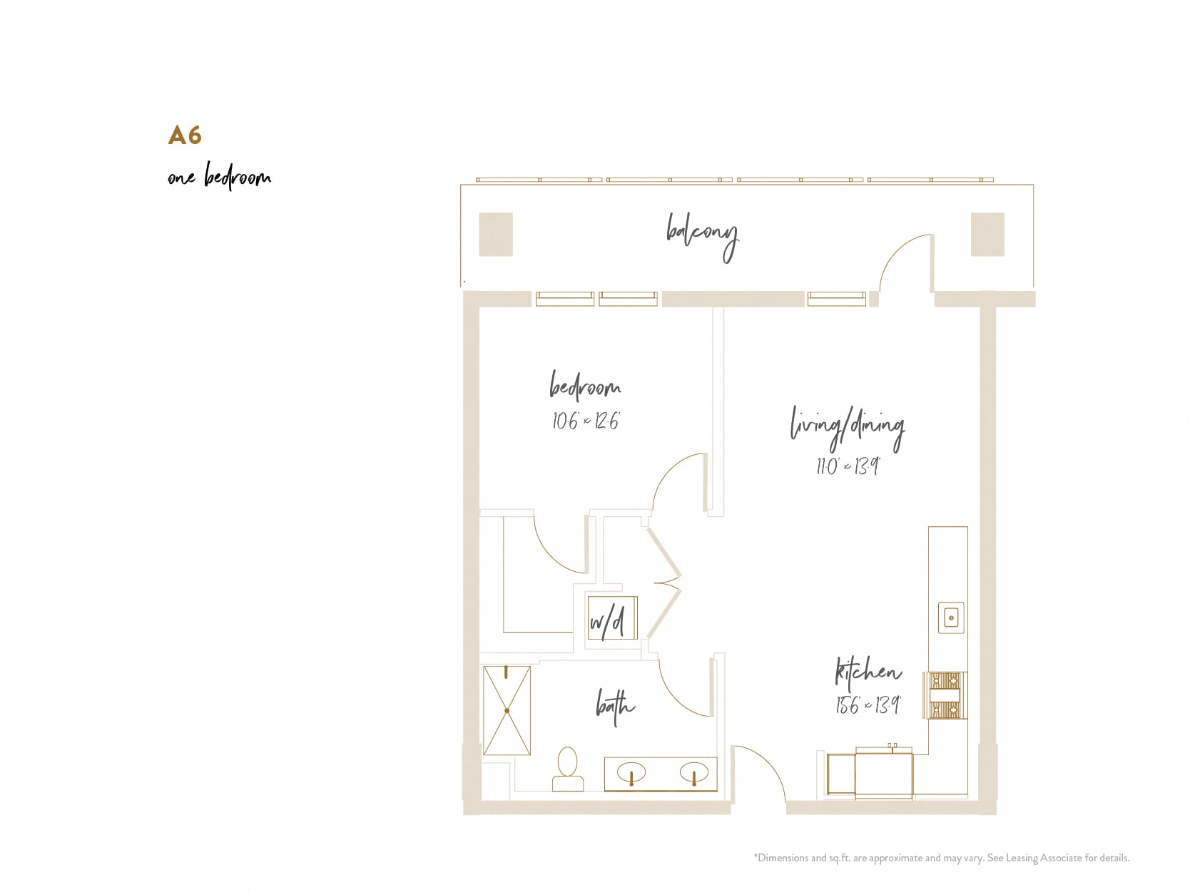 A6 floor plan