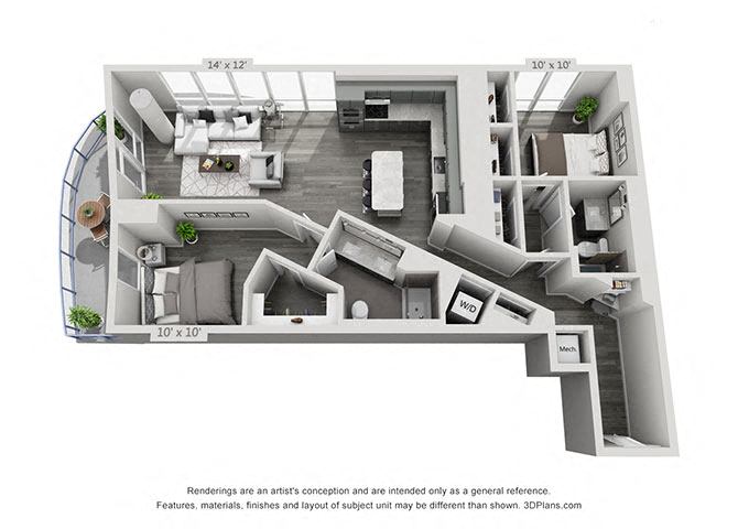 B2 floor plan