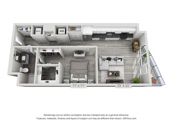 A1 floor plan