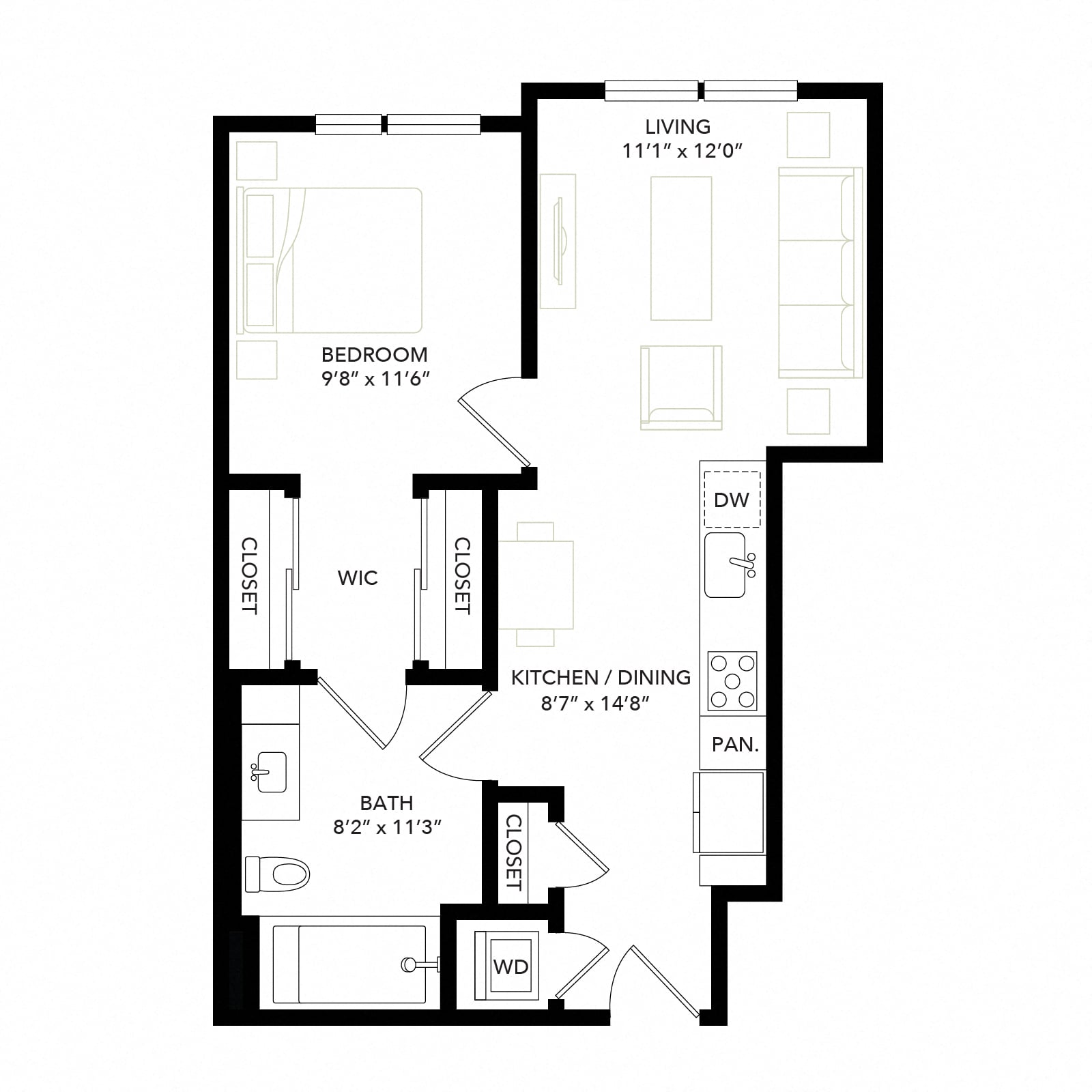 A1 floor plan