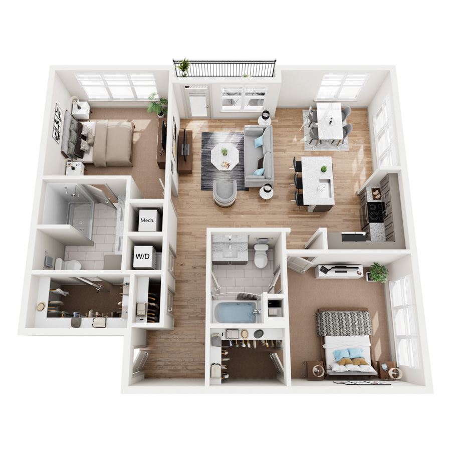 B2 (B5) floor plan